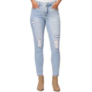 NWT Angels Forever Young Women's Signature Retro Ankle Jeans, Tummy Tech Sz 14